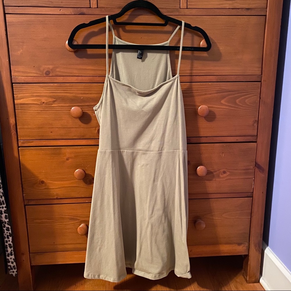 forever 21 olive green mini dress